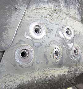 Flow Drill Schrauben entfernt Schmelzloch vom Reibeschweißen